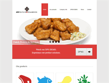 Tablet Screenshot of dpsfood.nl